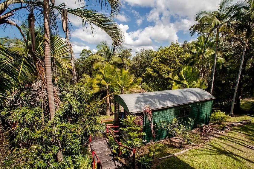 アパート Birdsong Train Carriage Cabins Palmwoods